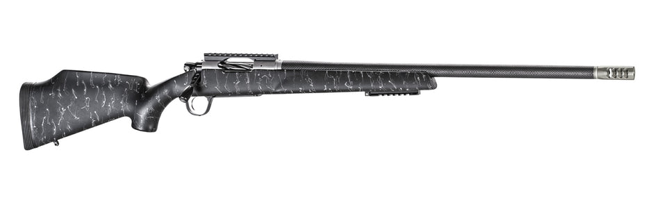 Christensen Arms 8011000100 Traverse 22-250 Rem 4+1 24" Threaded Barrel, Natural Stainless, Black with Gray Webbing Stock
