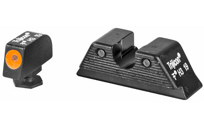 Trijicon HD Orange Front Outline Iron Night Sights, Glock MOS 17/19/26/27/33/34, GL114-C-601089
