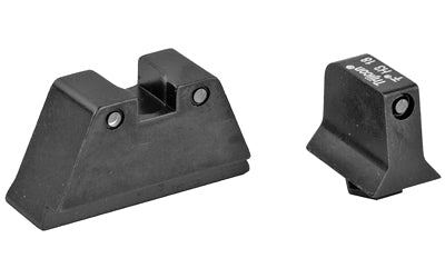 Trijicon Black/Black Green Tritium Suppressor Sights for Glock 20/21/29/30/41 Variants, GL204-C-600698