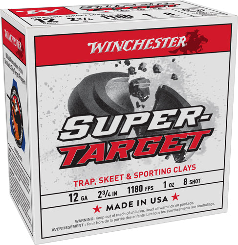 Winchester 12 Gauge Shotgun Ammo Super-Target Xtra-Lite 2.75 in 1 oz #8