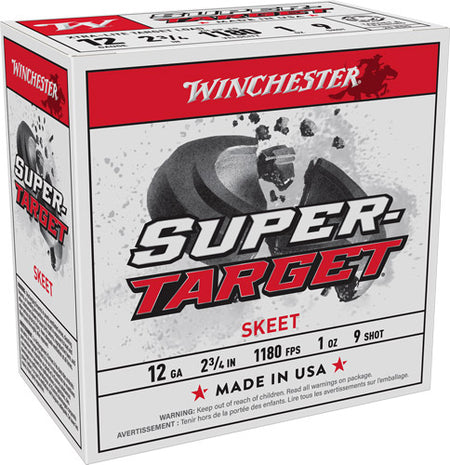 Winchester 12 Gauge Shotgun Ammo Super-Target Xtra-Lite 2.75 in 1 oz #9