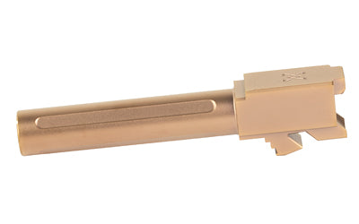 True Precision Glock 19/19X/45 9mm Match Grade Barrel, Copper TiCN Finish, Drop-In Fit TP-G19B-XC