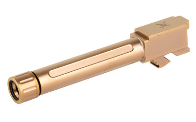 True Precision Glock 19/19X/45 Threaded 9mm Barrel, Copper TiCN, Includes Thread Protector TP-G19B-XTC