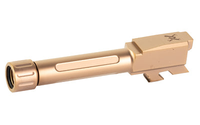 True Precision Glock 43/43X Threaded 9mm Match Grade Barrel, Copper TiCN Coating, Includes Protector TP-G43B-XTC