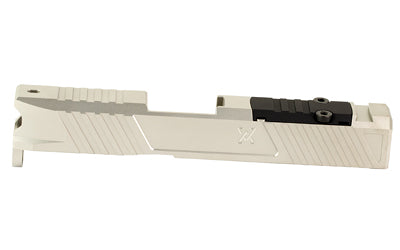 True Precision G43/43X Duty Slide – Stripped, RMS Optic Cut, Stainless Finish