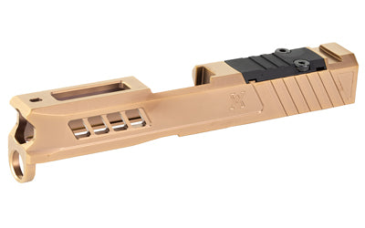 True Precision Axiom Slide w/ RMS Optic Cut, Glock 43/43X, Bronze TiCN Finish TP-G43S-C-RMS