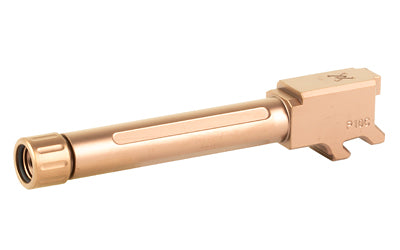 True Precision P-10C Threaded 9MM Barrel, Copper Coating, Includes Thread Protector TP-P10CB-XTC