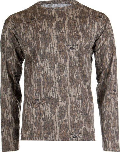 Habit Bear Cave Long Sleeve Tee Mossy Oak Bottomland 2XL Size
