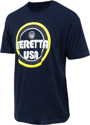 Beretta BUSA Retro Logo T-Shirt Navy Blue Size Large