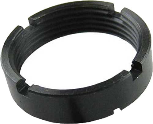 JE Black Steel Mil-Spec Castle Nut for AR-15