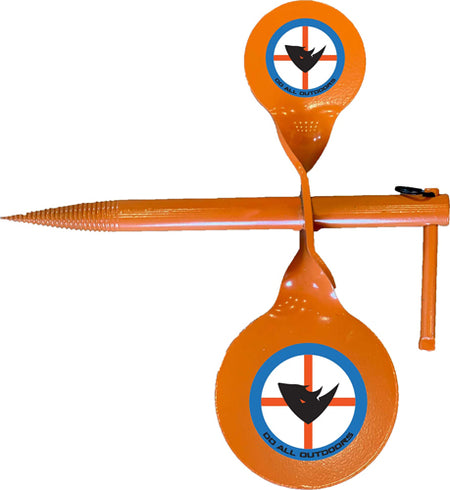 Do-All Handgun Tree Spinner Steel Shooting Target 2 Stacked