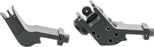 JE Aluminum Black Fixed Front/Rear 45-Degree Offset Sight Set