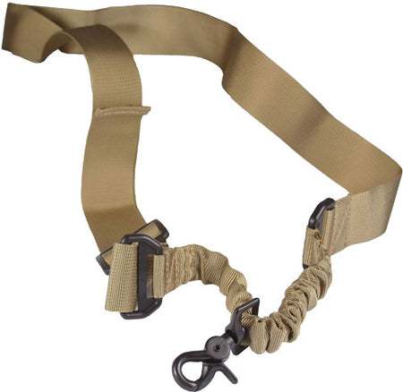JE 1-Point Bungee Rifle Sling in Tan