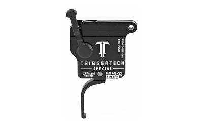TriggerTech Special Flat Drop-In Trigger, Fits Remington 700 Right Hand, 1.0-3.5 LB Pull Weight, Black Finish