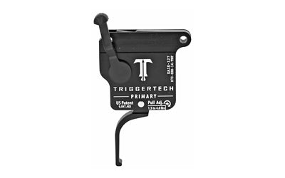 TriggerTech Primary Flat Drop-In Trigger, Fits Remington 700 Right Hand, 1.5-4 LB Pull Weight, Black