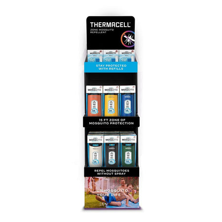 Thermacell Mixed 6-Color Patio Shield Mosquito Repeller and Refill Floor Stand