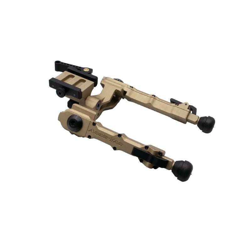 Accu-Tac Wide Body Rifle Bipod Tan ARCA Spec 7.5" Maximum Height