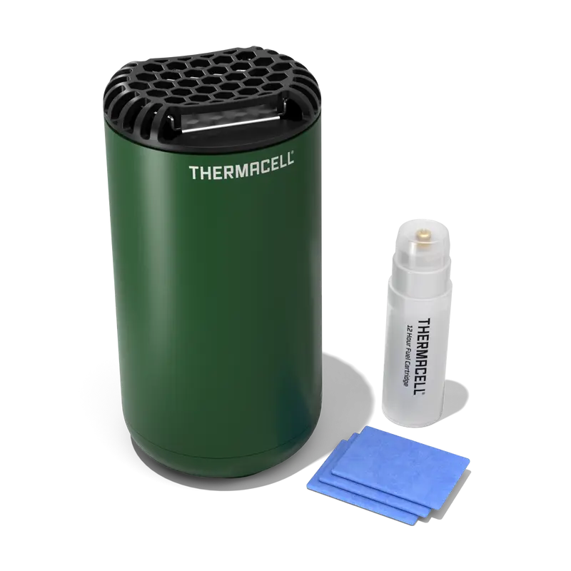 Thermacell PS1 Patio Shield Mosquito Repeller Forest Green w/ 12-Hour Fuel