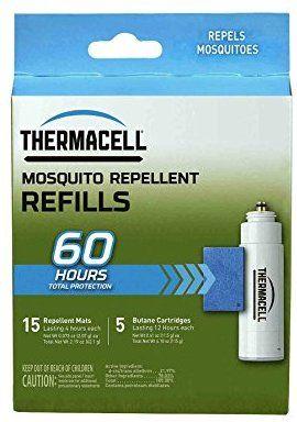 Thermacell Original Refill Pack 60 Hours Mosquito Protection - 15 Mats 5 Cartridges