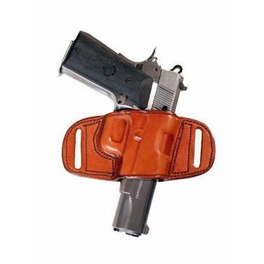 Tagua Gunleather OWB Belt Holster for 1911 Pistols Without Rail Brown Right Hand