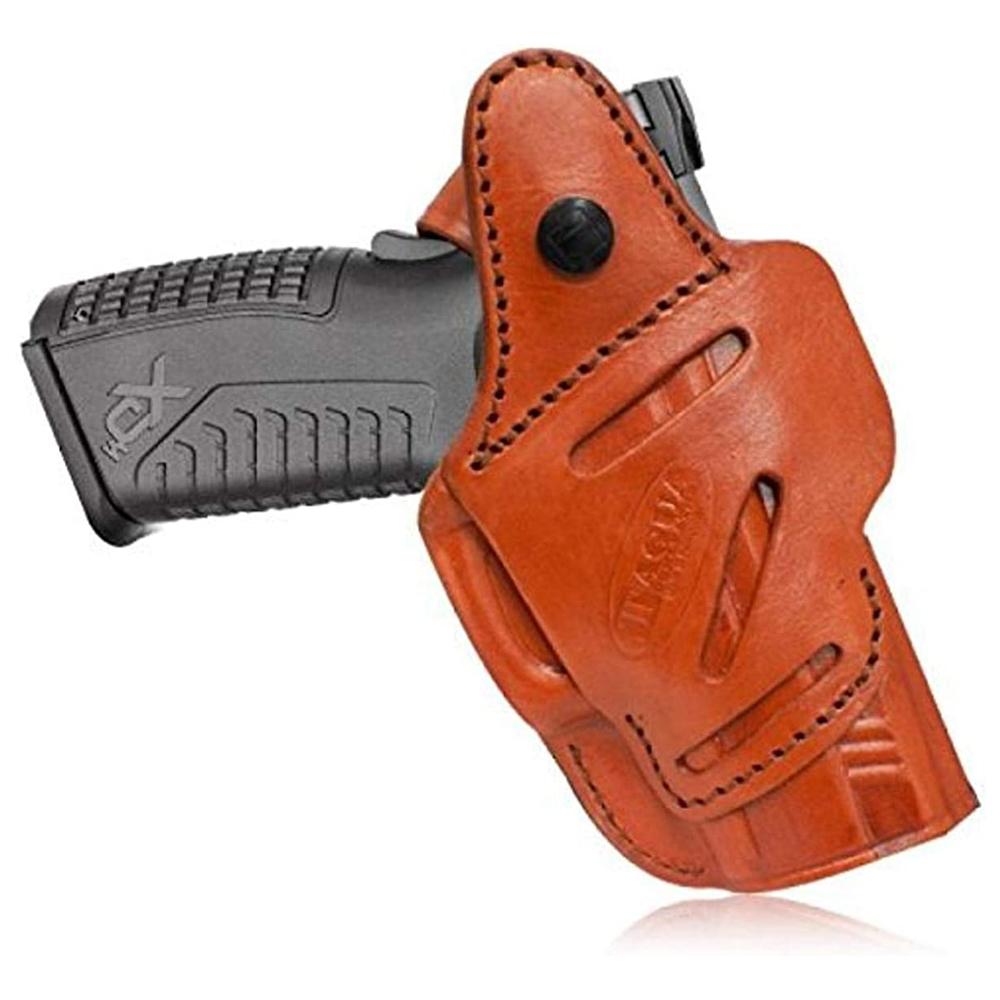Tagua Leather 4in1 Thumb Break IWB Holster S&W J Frame Brown RH