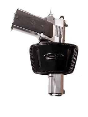 Tagua Large Black Leather Inside Waistband Ambidextrous Holster