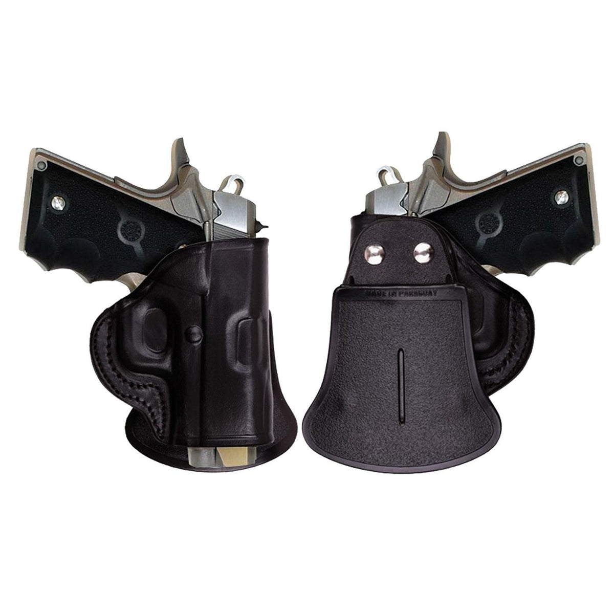 Tagua Quick Draw Paddle Holster Glock 19/23/32 Open Top Black Right Hand