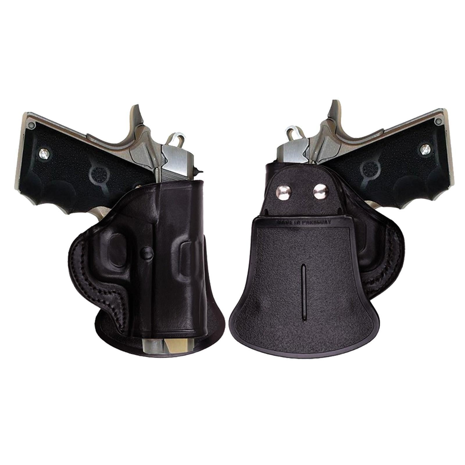 Tagua Quick Draw Paddle Holster Glock 19/23/32 Open Top Black Right Hand