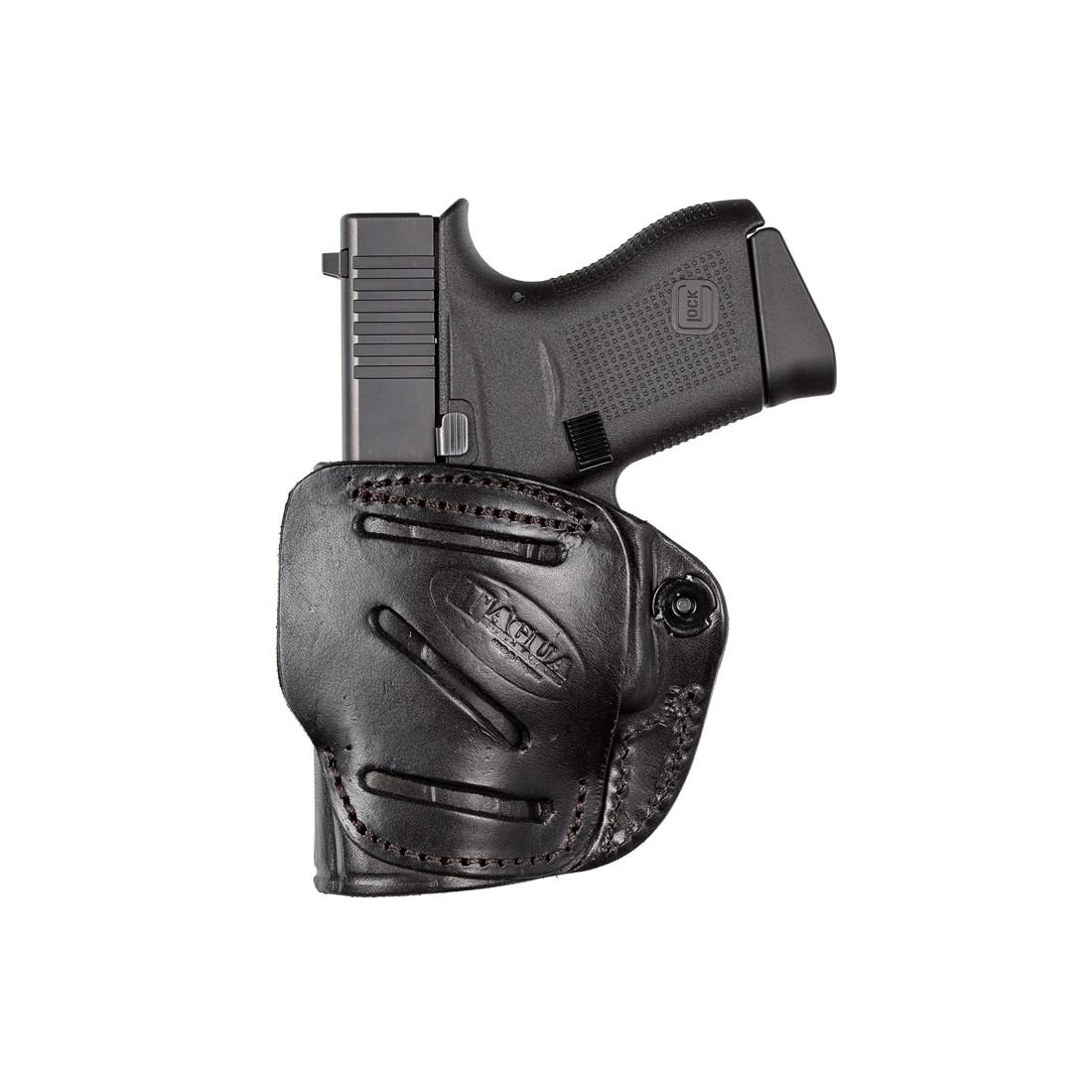 TX 1836 Tagua Gunleather Holster for S&W J Frame Ruger LCR Bodyguard 38 Black Right Hand