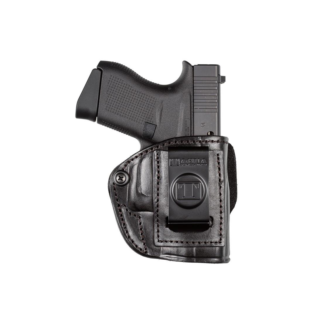 TX 1836 Tagua Gunleather Holster for M&P Shield Most Single Stack Compact Pistols Black RH