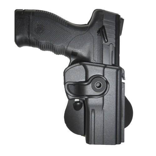 Tagua Gunleather Push-Button Lock Style Polymer Holster for S&W Shield Black RH