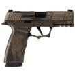 Sig Sauer P365 XMACRO TACOPS "Trump Fight" Handgun 9mm Luger 17rd Magazines(3) 3.7"