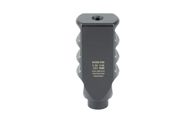 Ultradyne USA Pegasus AR Compensator & Muzzle Brake, 223 Remington/556 NATO, 1/2x28, 416 Stainless, Black Nitride Finish UD11010