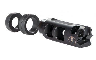 Ultradyne USA Pulse AR Compensator & Brake with Timing Nut, 223 Remington/556 NATO, 1/2x28, .750" OD, Nitride UD11160