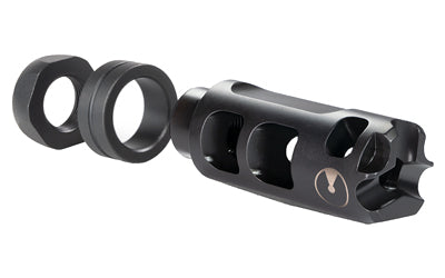 Ultradyne USA Pulse Compact Compensator Brake, 350 Legend Caliber, 1/2-28, 416 Stainless, Black UD11170