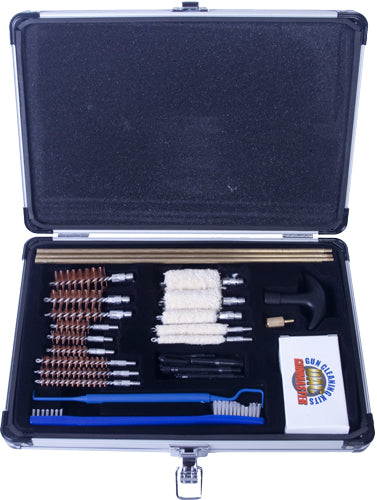 Gunmaster 30-Piece Universal .22 Cal Gun Cleaning Kit in Aluminum Case