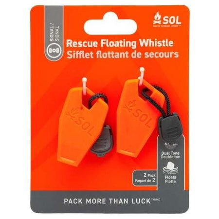 Survive Outdoors Longer Squall Emergency Whistle Orange 2/ct
