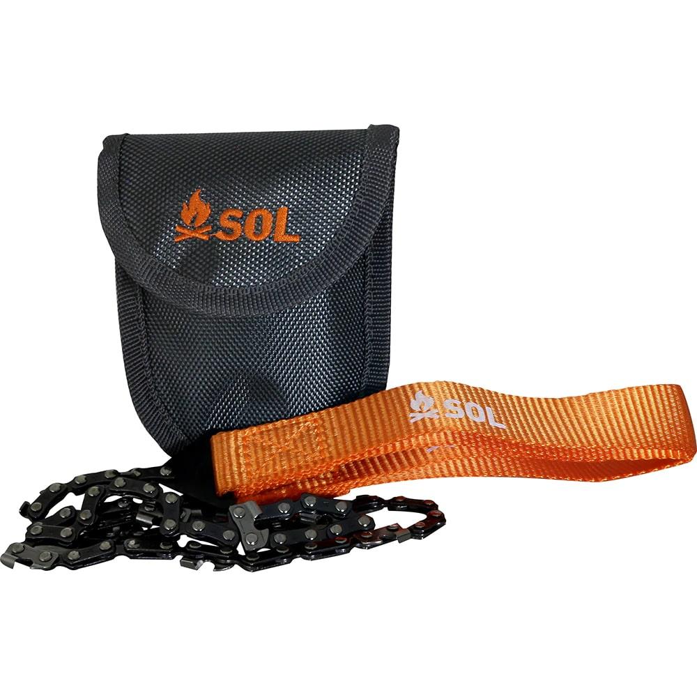 SOL Pocket Chain Saw 40" Cutting Chain with Webbing Handles and Storage Pouch