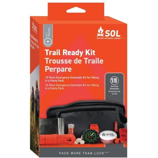 Survive Outdoors Longer Trail Ready Outdoor Survival Kit with Fanny Pack