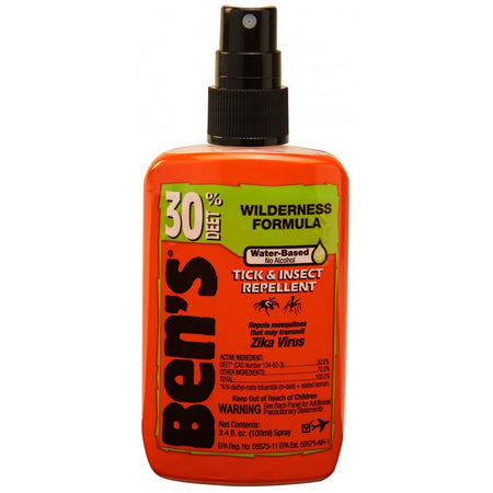 Ben's 30% DEET Bug & Tick Repellent Travel Pump Spray 3.4 oz