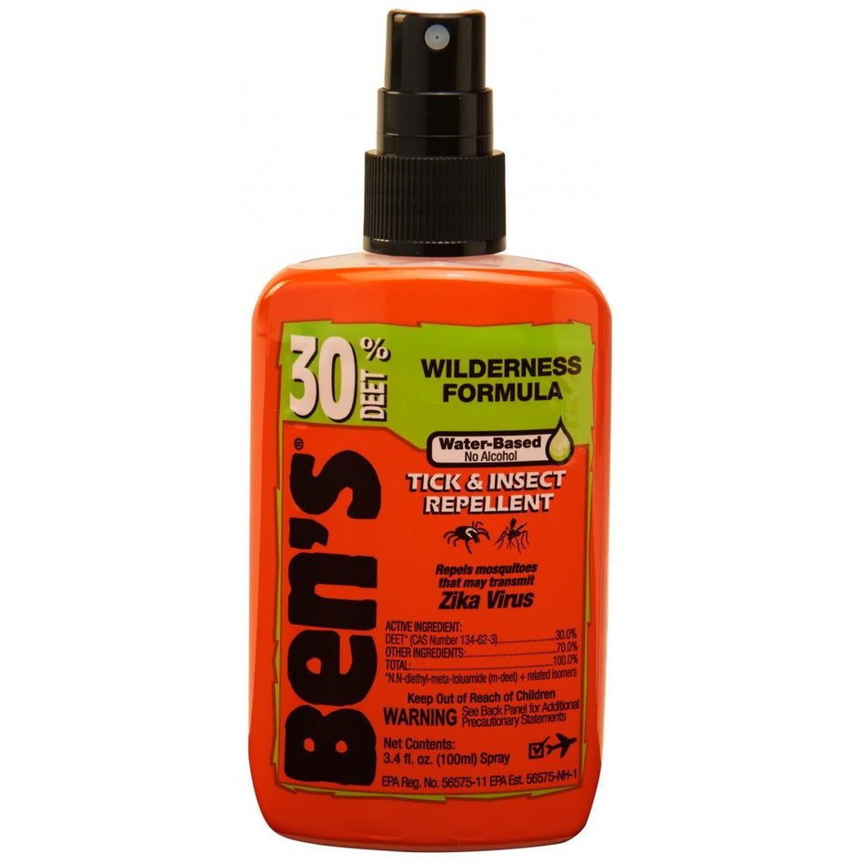 Ben's 30% DEET Bug & Tick Repellent Travel Pump Spray 3.4 oz
