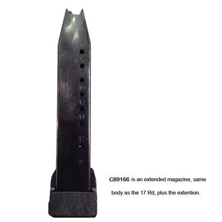 Beretta Factory PX4 Pistol Extended Magazine 9mm Luger Black Steel 20 Rounds