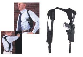 Uncle Mike's Pro-Pak Shoulder Holster Horizontal Fits 3.75"-4.5" Large Auto Pistols