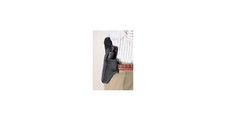 Uncle Mike's AM#1 Belt Slide Holster in Plain Black Nylon, Model 8601