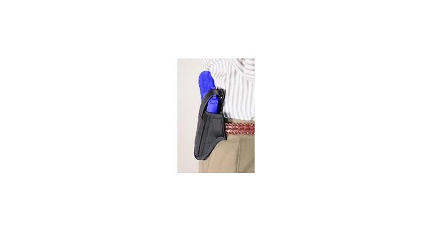 Uncle Mike's Model 8605 Black Nylon Belt Slide Holster AM No. 5