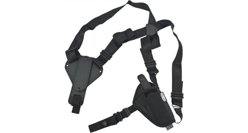 Uncle Mike's Nylon Plain Black Shoulder Holster 8715 Size 15