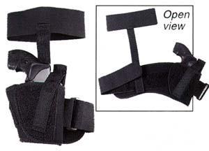 Uncle Mike's Sidekick Nylon Ankle Holster Small Frame 5-Shot Revolver Right Hand