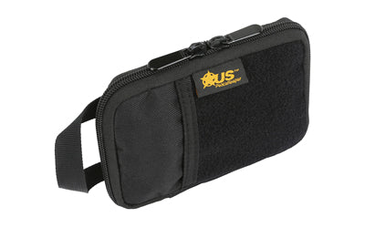 US PeaceKeeper 4x6 EDC Admin Pouch, 1000D Nylon, Black, Dual Zipper P22045
