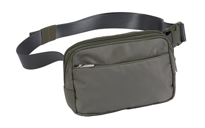 US PeaceKeeper P27106 EDC Fanny Pack with Handgun Compartment Smokey Green Gray
