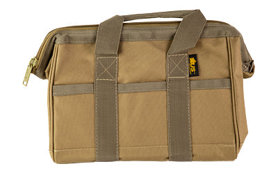 US PeaceKeeper Heavy-Duty Ammo Range Bag 12x9x7 Inch with Multiple Pockets Tan